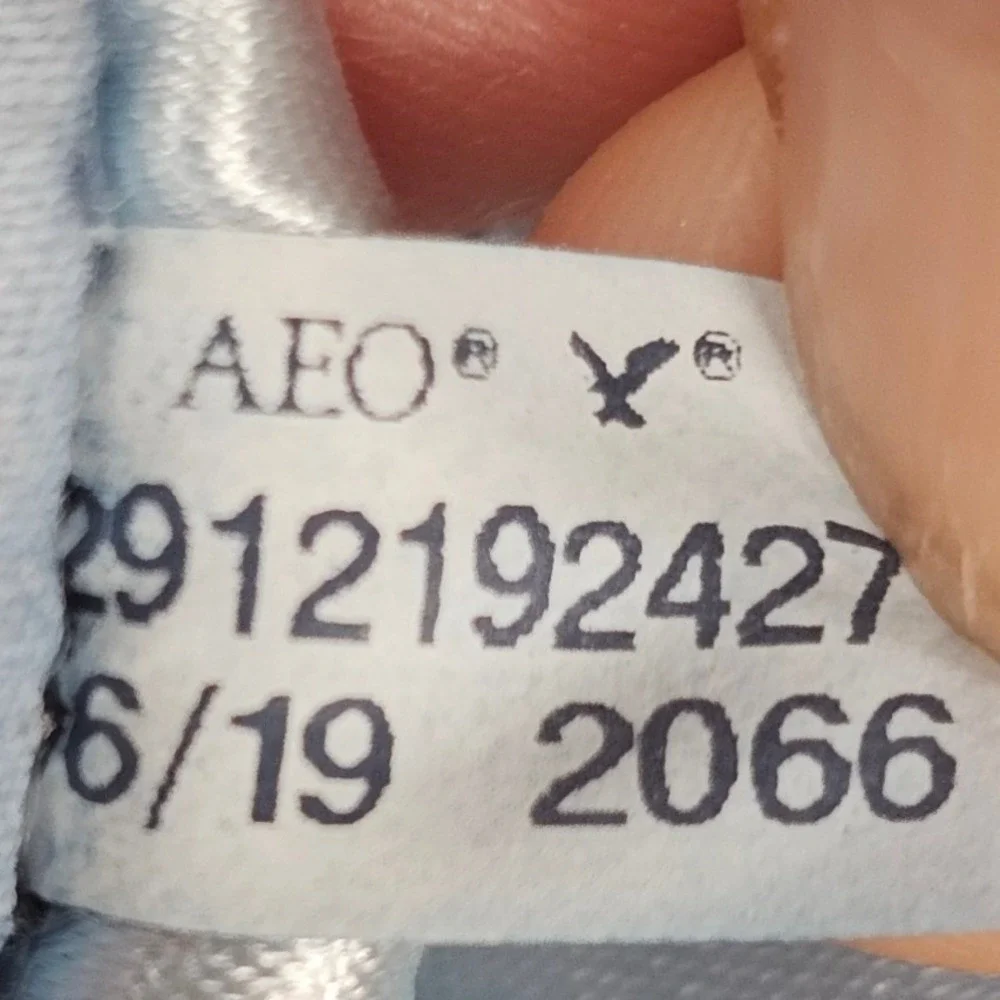 American Eagle Artist Flare Jeans Womens Size 14 Regular Dark Wash Blue Stain